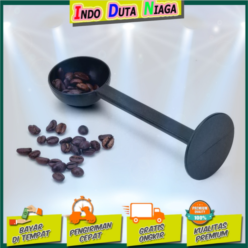 HOOMIN 2 in 1 Sendok Takar Kopi Measuring Spoon + Coffee Tamper G1120