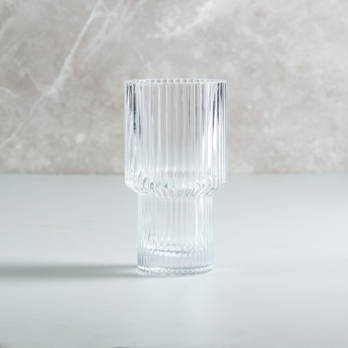 Fluted Vintage Glass 175ml / Gelas Minum
