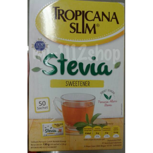 

Tropicana Slim Stevia Sweetener / Pemanis Alami