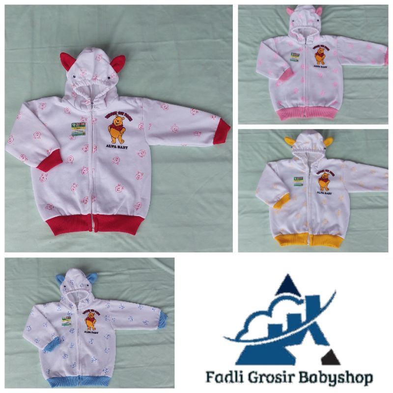 Jaket Bayi Motif Winnie The Pooh