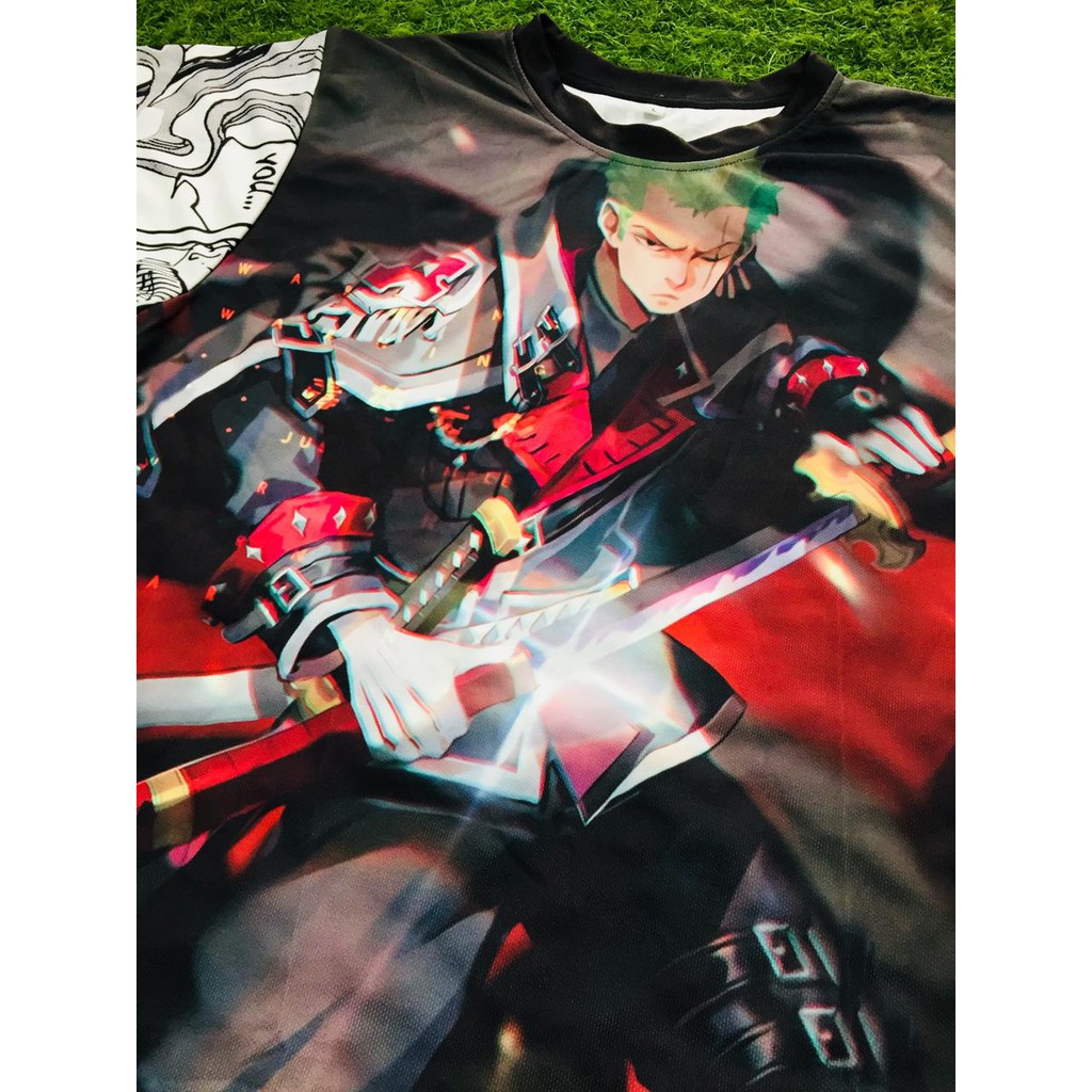 Tshirt Roronoa Zoro Armor Fullprint  Anime Onepiece Manga