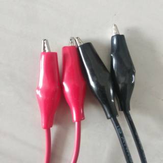  Kabel  jumper aki  motor  dengan penjepit buaya kecil 3M 