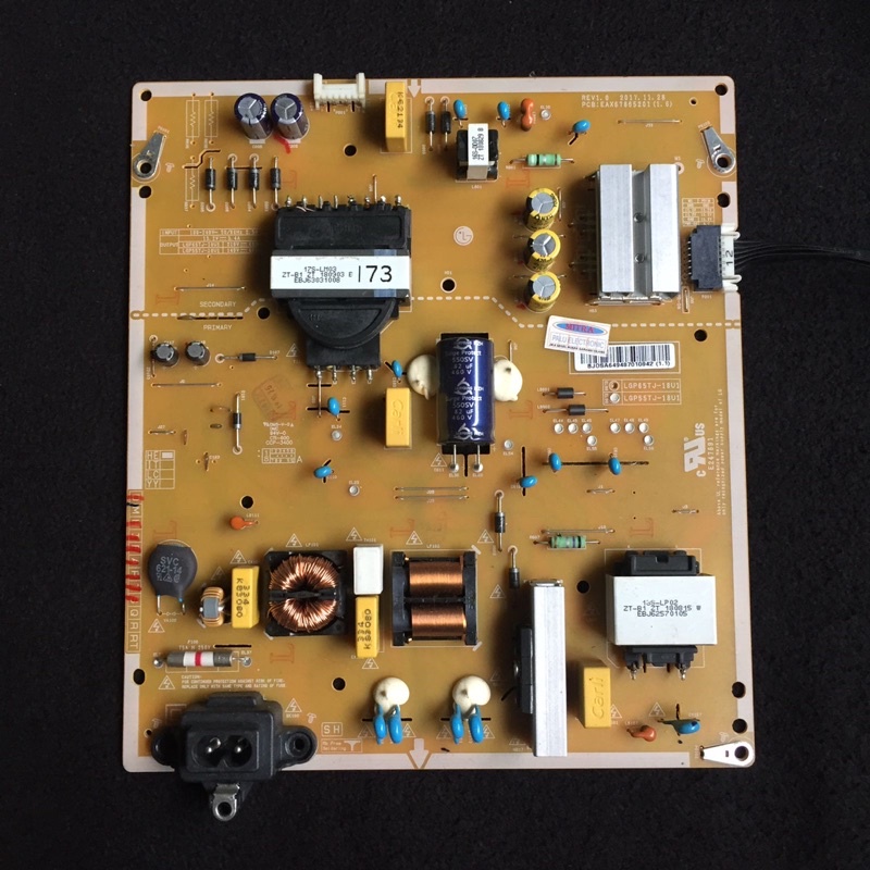 PSU - REGULATOR - POWER SUPPLY TV LG 55UK6300PTE - 55 UK 6300 - 55 UK - 55UK - 55 - PTE