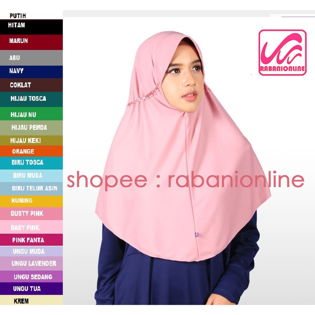 kerudung RABBANI innova ASLI kerudung sekolah rabbani ORI