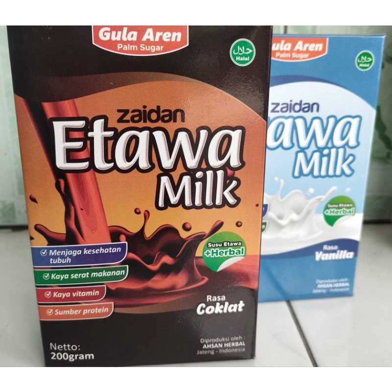 

Susu Zaidan Etawa Gula Aren 200 gram