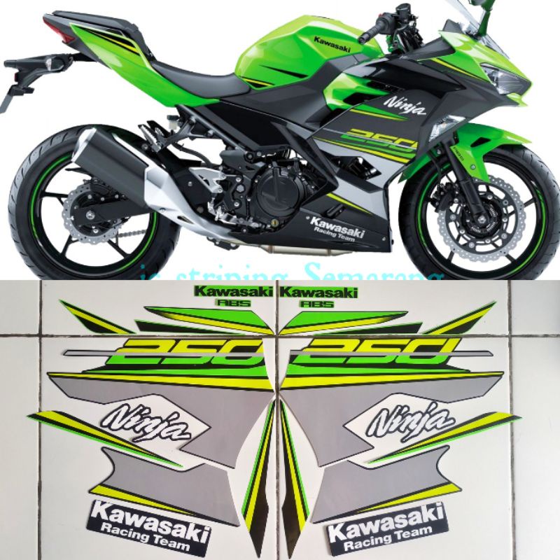 striping new ninja 250 fi 2018 KRT