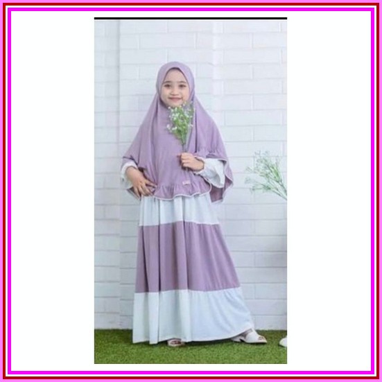 Promo Gamis Anak Paku Payung Daima Couple Ibu - Gamis Anak Perempuan 1-13 Tahun Paku Payung Daima Ga