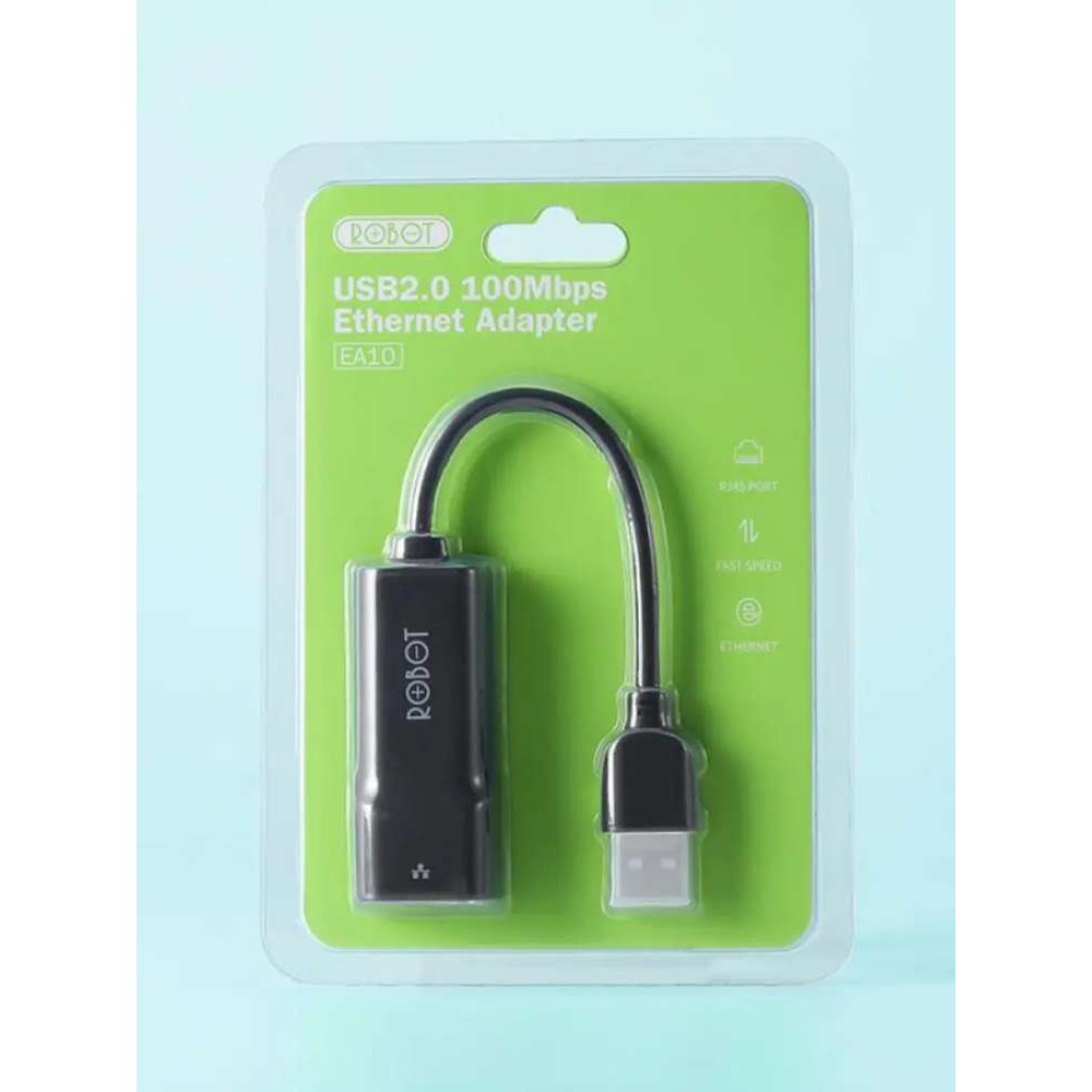 Usb Ethernet Adapter ROBOT EA10 100mbps LAN RJ45 | ITECHBALI
