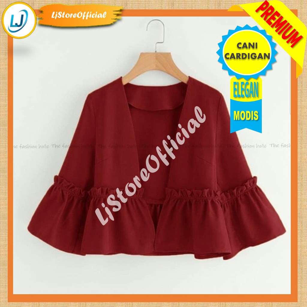 CANI Cardigan Pakaian Wanita Baju Perempuan Dewasa Anak Muda