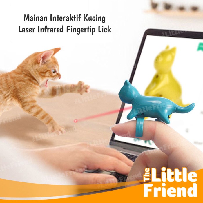 Mainan Interaktif Laser Kucing Infrared Fingertip Lick Pen Light Funny