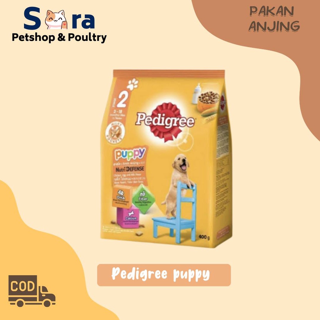 PEDIGREE PUPPY FRESHPACK 400 GR / PEDIGREE DOGFOOD UNTUK ANAK ANJING / DOGFOOD PUPPY MURAH