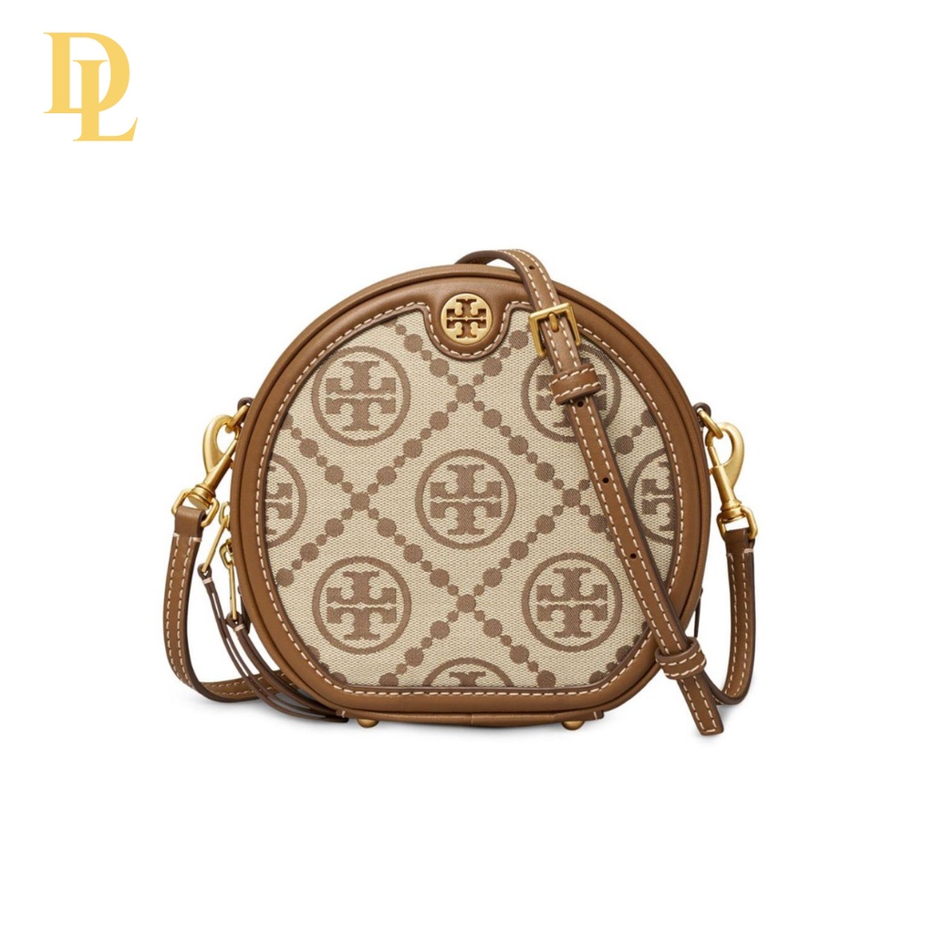 Tory Burch T Monogram Jacquard Moon - Hazelnut (88168)