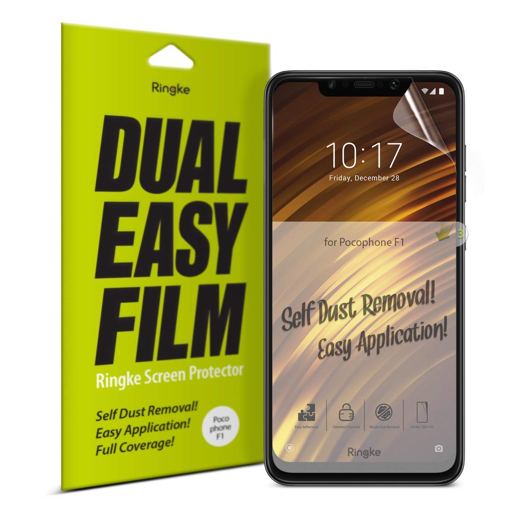 Ringke Dual Easy Full Coverage Screen Protector Xiaomi Pocophone F1