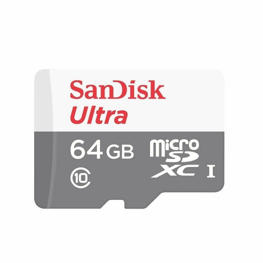 MicroSD Sandisk Ultra 64GB UP TO 100Mb/s Class 10 Tanpa Adapter | 64GB 100MB