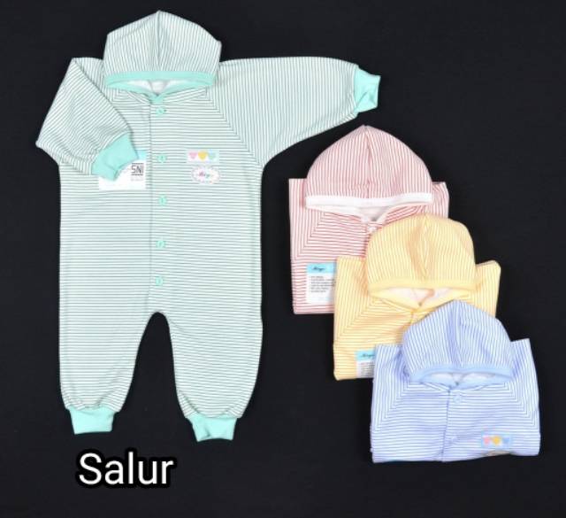 0-3bln/ MIYO 1pcs Jumper Panjang BUKA KAKI PLUS TOPI