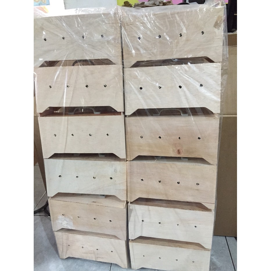 Promo Koper kayu untuk burung model single- box kayu - kandang burung Murah