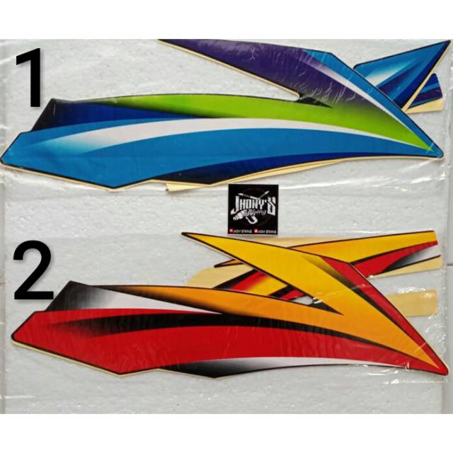 STIKER STRIPING LIS BODY MOTOR HONDA GL-MAX NEO TECH TAHUN 2005-2006