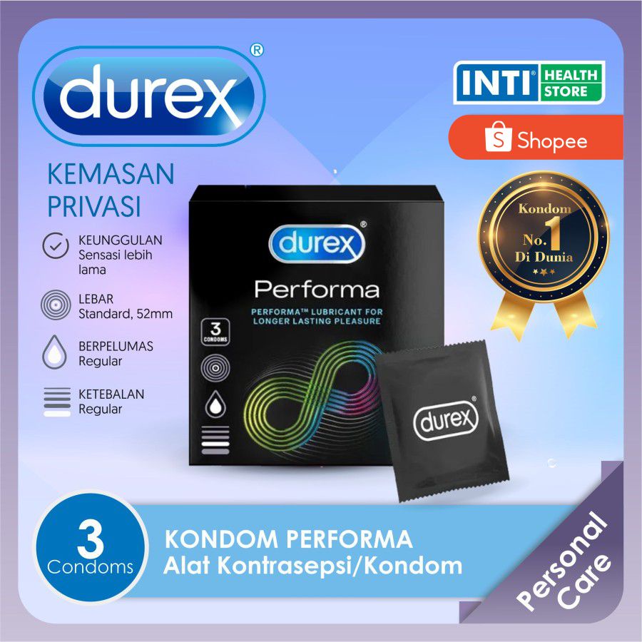 DUREX Performa / Alat Kontrasepsi / Kondom / Pengaman