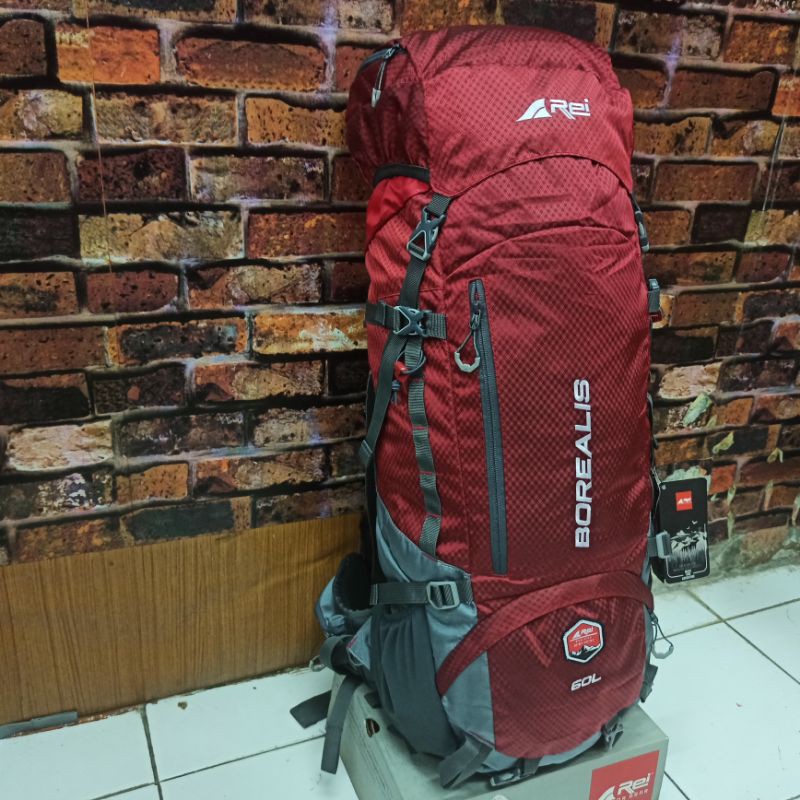 Tas Carrier Rei Borealis 60L+Raincover