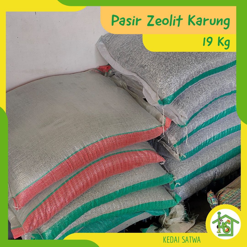 Pasir Zeolit Karung | Pasir Hamster | Alas Hamster | Pasir Zeolit Alas Hamster 1 Karung