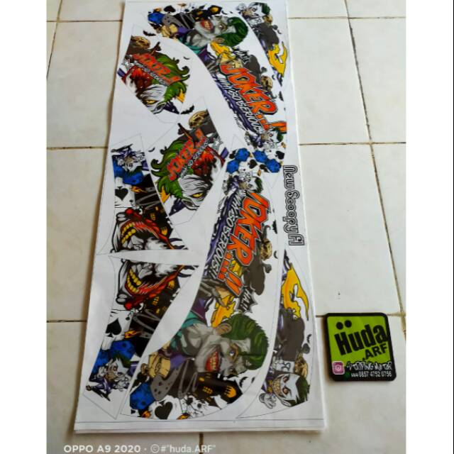 Striping lis stiker New Scoopy "JOKER"