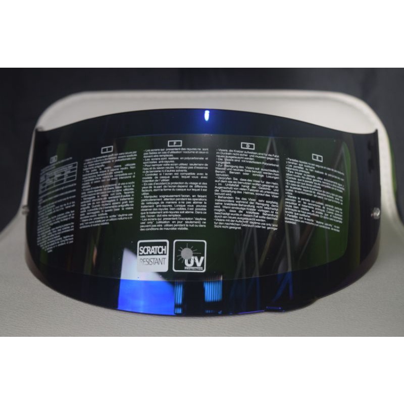 Visor Iridium Agv K1 K3sv Blue silver gold Smoke