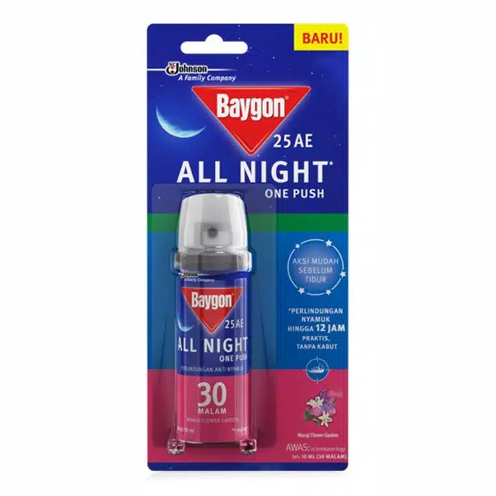 Baygon One Push Flower Garden 10 ml