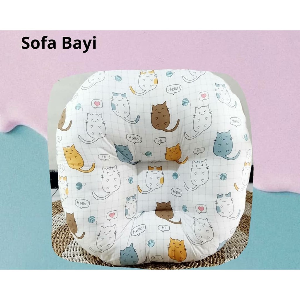 Bantal sofa bayi motif milenial