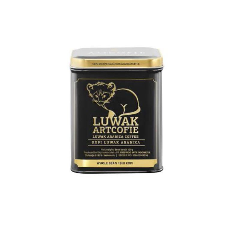 

ARTCOFIE LUWAK ARABICA BEAN TIN 100GR