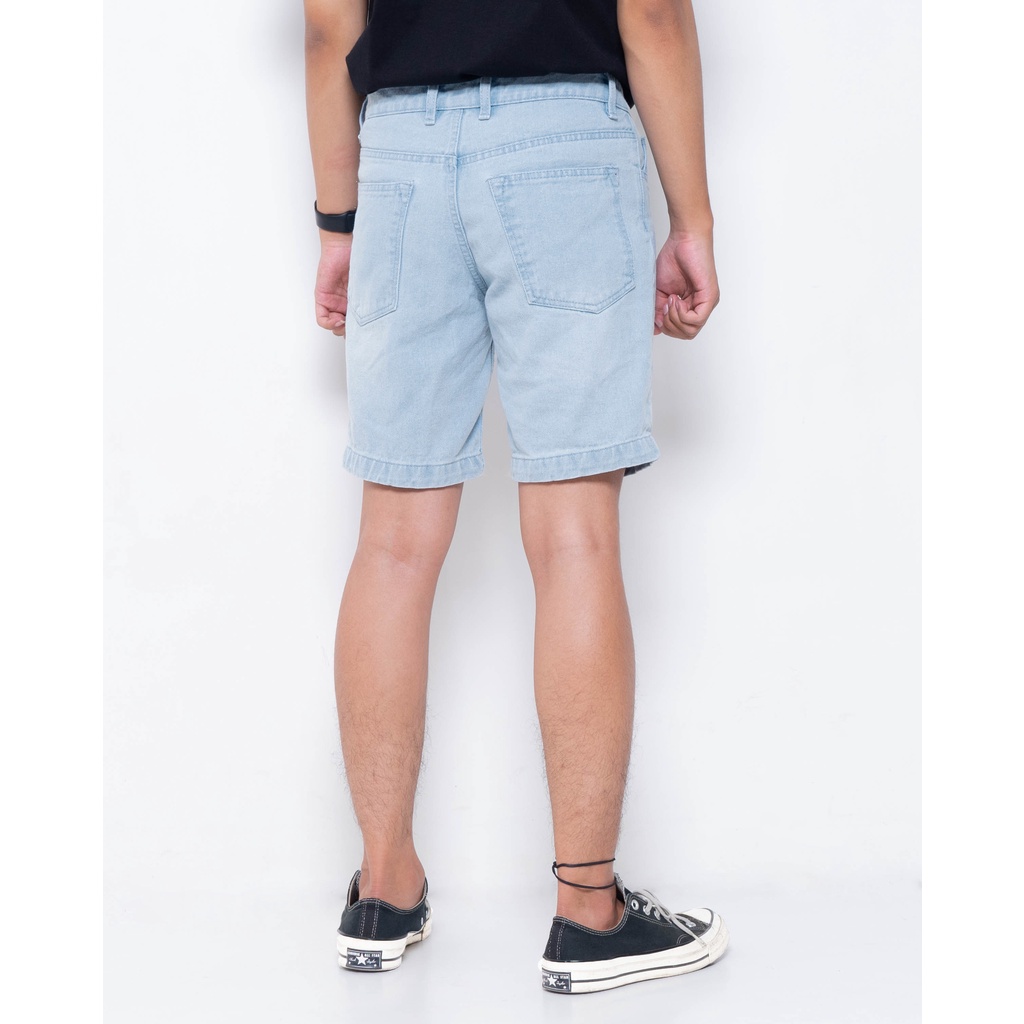 PLAIN Short Denim Washed - Sky Blue Washed