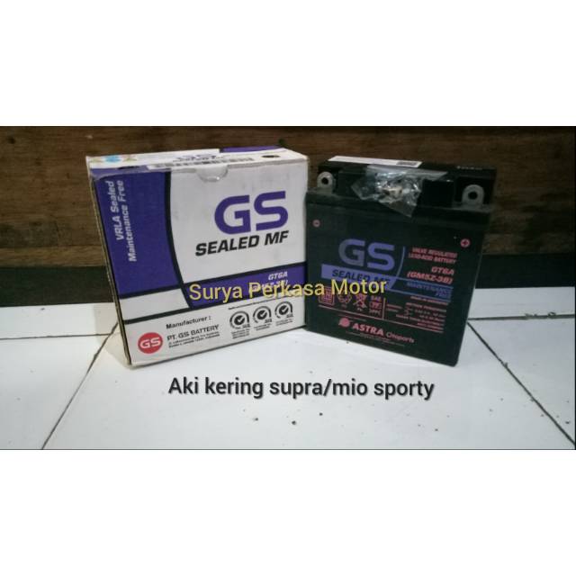 Aki GS GTZ6a (aki supra mio sporty vega)