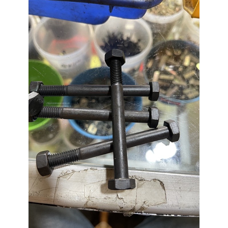 BAUT MUR BAJA M8 x 80 - BAUT MUR BAJA KUNCI 12 PJG 8 CM GRADE 8.8 HIGH TENSILE BOLT