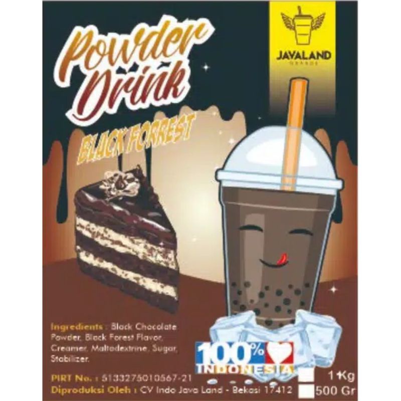 

BUBUK MINUMAN BLACK FOREST