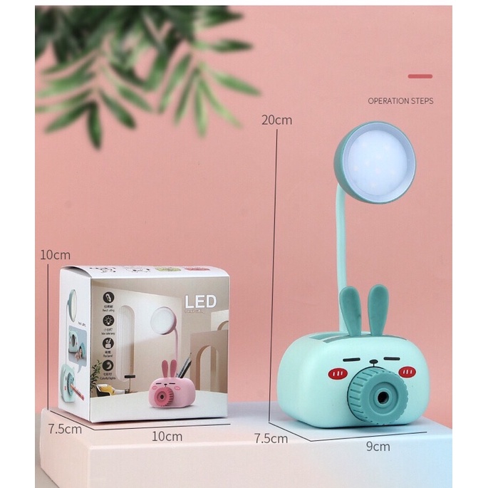 Lampu Meja LED Rautan pensil / Lampu Baca / Lampu Belajar / Reading Lamp Lampu LED Emergency Karakter / Lampu Tidur Karakter YW2192