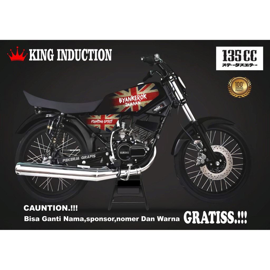 STRIPING RX KING VARIASI - STRIPING RX KING CUSTOM LIST MOTOR