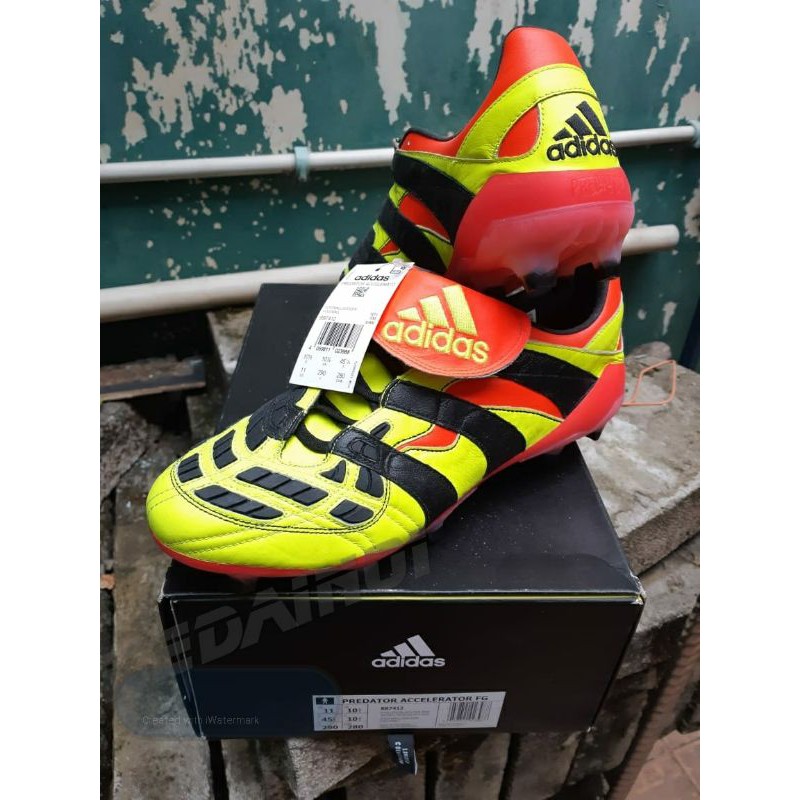 Adidas Predator Accelerator FG electricity FG/AG David Beckham,Zinedine Zidane,Mesut Ozil LIMITED