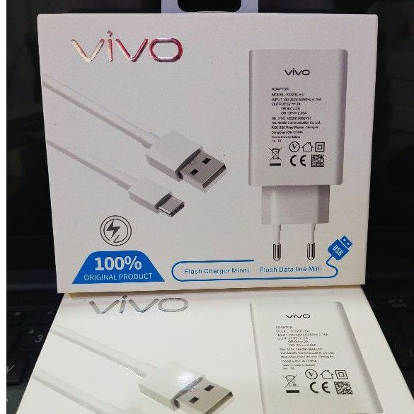CHARGER VIVO ORIGINAL 100% USB Type C BATOK BESAR