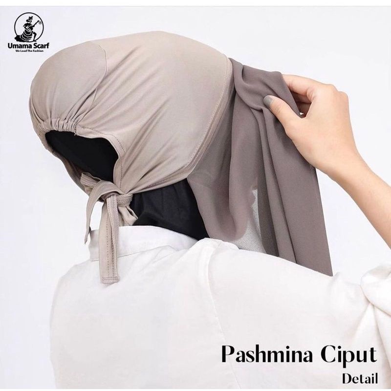 Pasmina inner ciput umama premium bahan ceruty babydoll