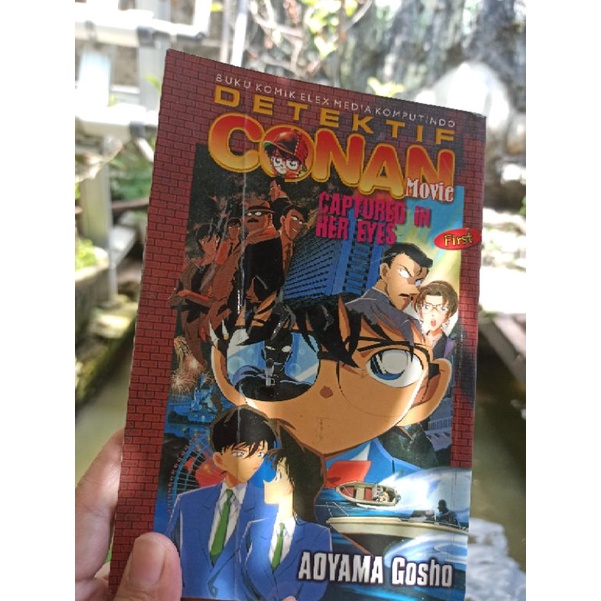 Buku Komik berwarna - CONAN Movie First Capture in Her Eyes (preloved)