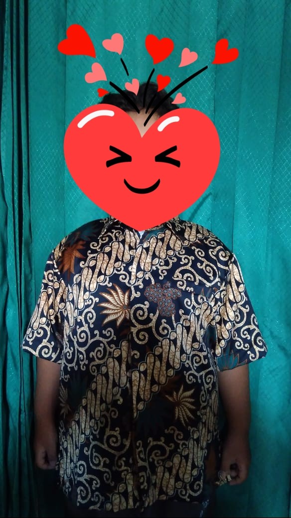 Part 1 Kemeja Batik Anak Hyva Navy Lengan Pendek / Kemeja Anak Batik Lengan Pendek