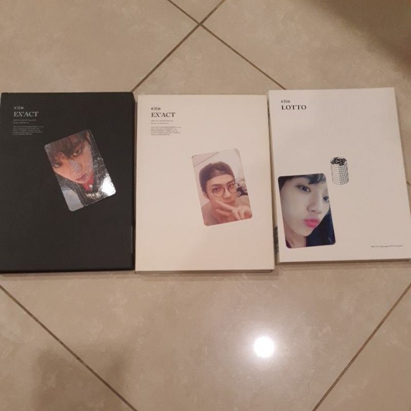 EXO EXACT MONSTER LUCKY ONE LOTTO VER UNSEALED BAEKHYUN SEHUN PC