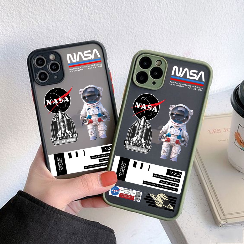 Case Choice Samsung A21 M21 A21S A22 4G 5G A31 A32 A30S A50 A50S A51 A52 A72 Motif Nasa Astronaut So