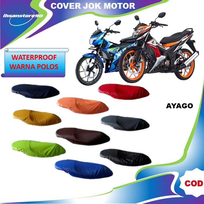 Cover Sarung Jok Satria FU Sonic Athlete / Terbaru / Terlaris / Cod