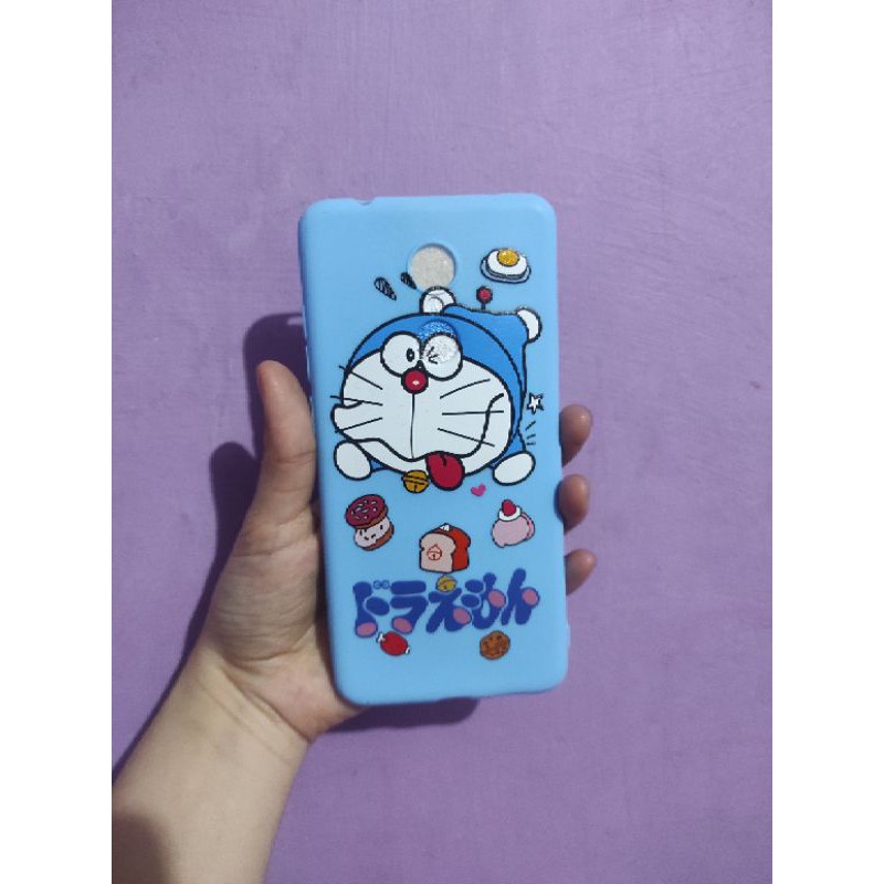 Softcase Redmi 5 Plus / 5+ Doraemon Dorayaki Case Softcase Biru Pastel Macaroon