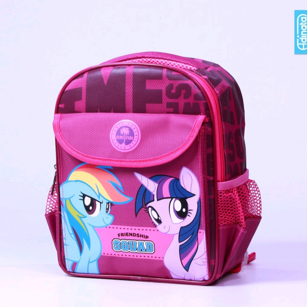 Gramedia Yogya - Adinata My Little Pony Squad Backpack S 1729-0184  / Tas sekolah / Ransel anak