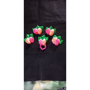 bros mawar rantai pita satin