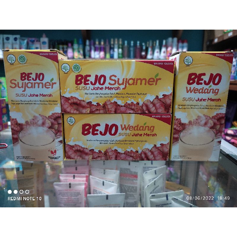 

Bejo susu jahe merah isi 5 sachet