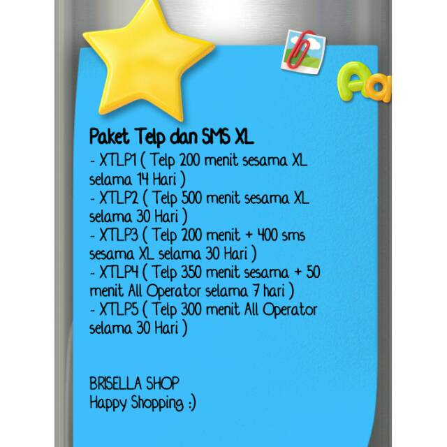 Paket Telp dan SMS XL