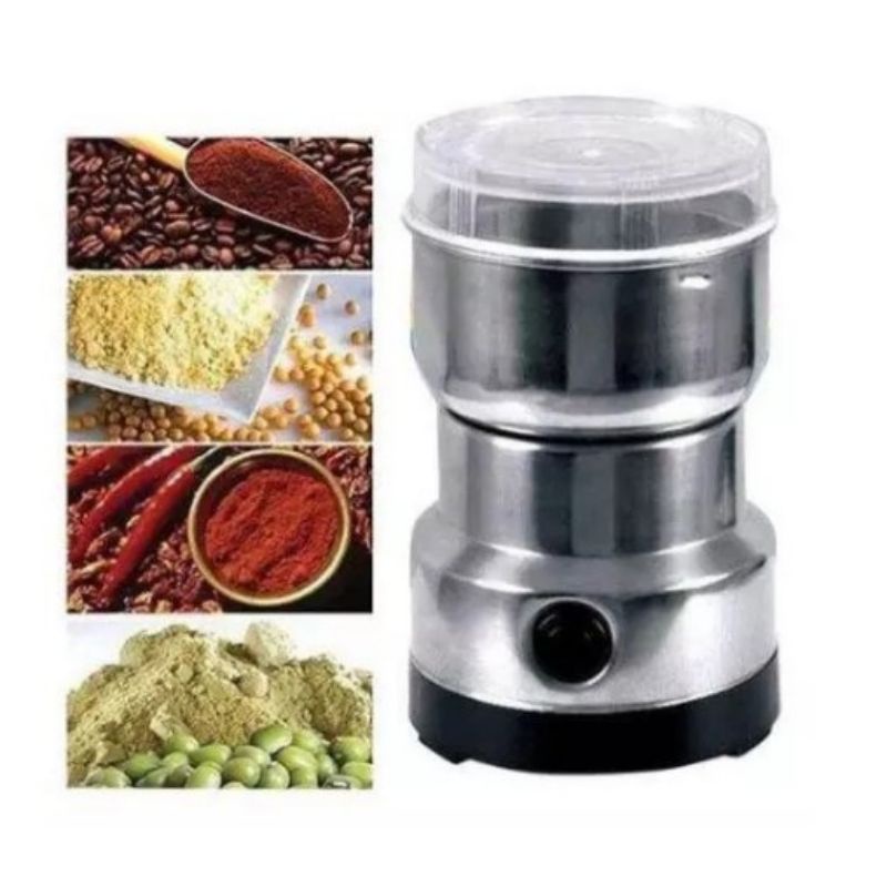 Penggiling Kopi Electric Coffee Grinder Blender Bumbu Dapur 150W - NM-8300 - Silver