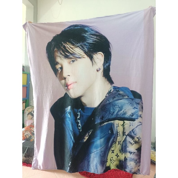 Selimut / Blanket Cover BTS dan CUSTOM uk 150 x 150 cm